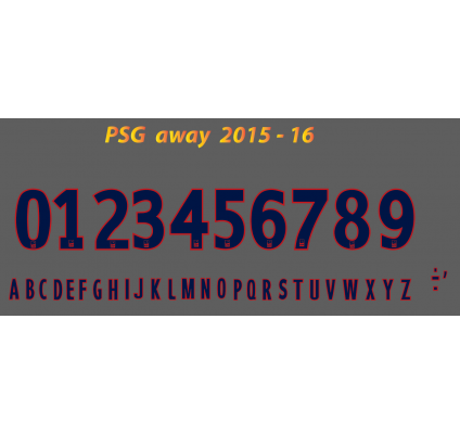 Psg away 2015-16