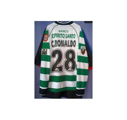 Flocage C.ronaldo Sporting  2001-02