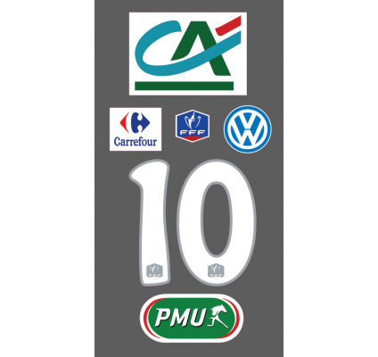 Coupe de France- C/A - White Numbers-2014-16