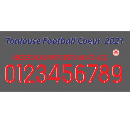 Toulouse football coeur 2021