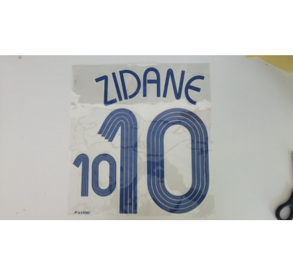 Zidane 10 Maillot - France ext.