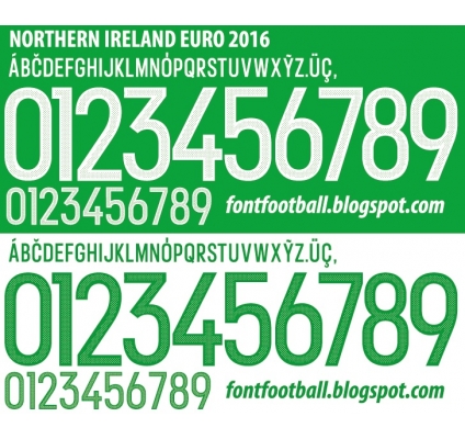 Flocage Irlande du Nord Euro 2016