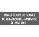 Finale Coupe de France 2001