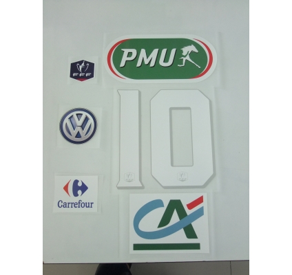 Kit  French Cup Pmu  white Numbers 2017-18 