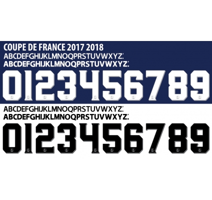 Numeros -Coupe de France Blancs- 2017-18 